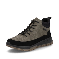 Bottes Rieker Homme 30440 – Lacets, Cuir Synthétique, Imperméables, Confort Anti-stress – Idéales Hiver !