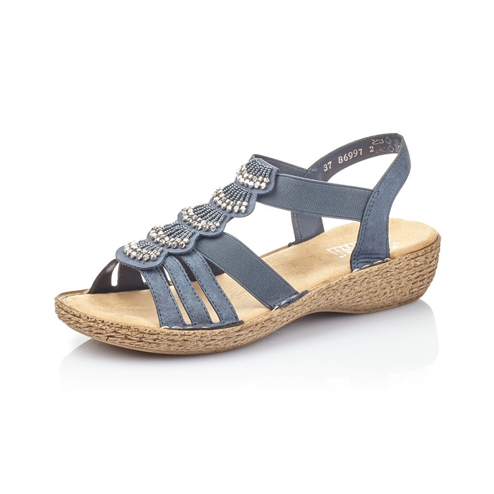 Rieker nu pieds 65869 bleu