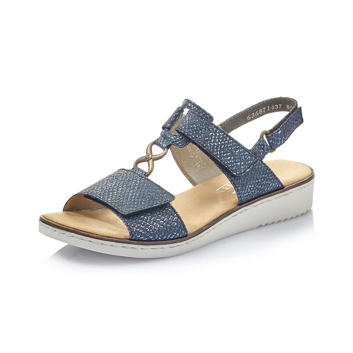 Rieker nu pieds 63687 bleu