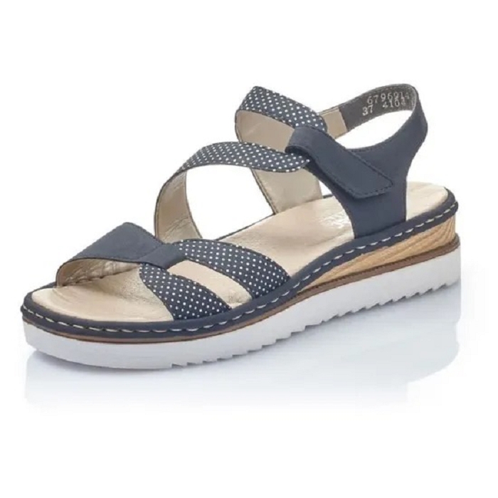 Rieker nu pieds 67969 bleu