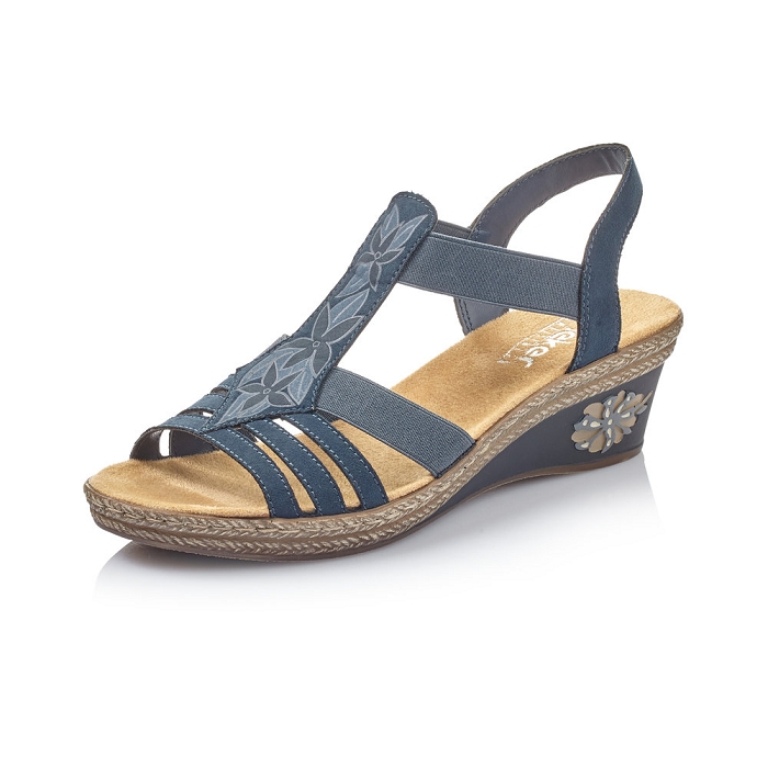 Rieker nu pieds v2411 bleu