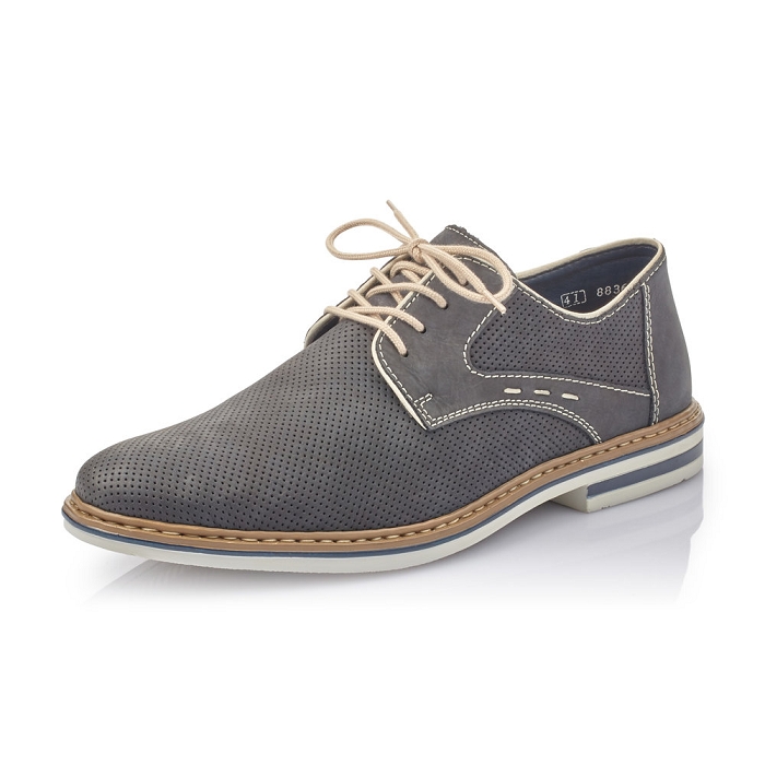 Rieker derbies b1435 bleu