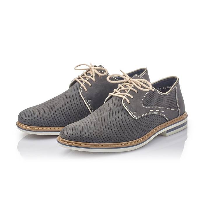 Rieker derbies b1435 bleu5988301_6