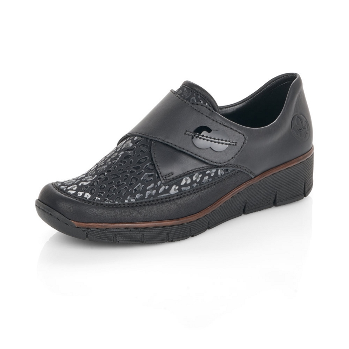 Rieker velcros 537c0 noir