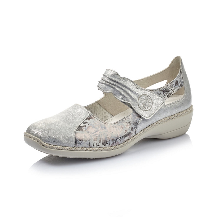 Rieker ballerine 413g3 gris