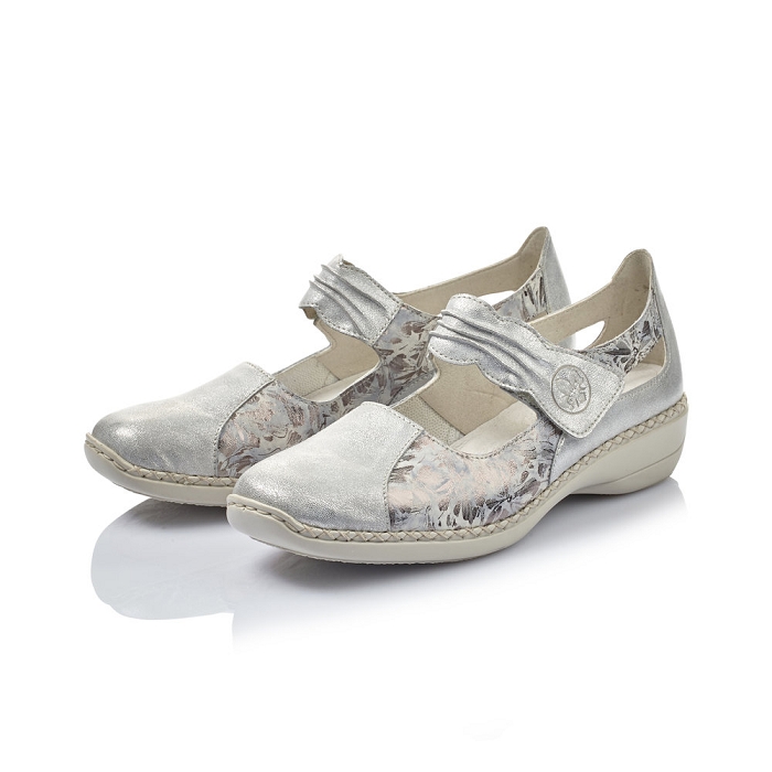 Rieker ballerine 413g3 gris6316101_6