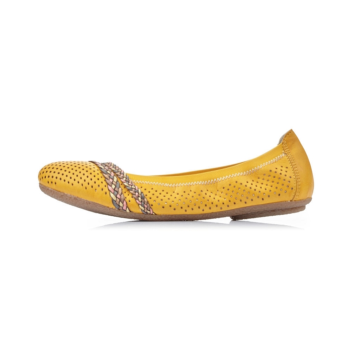 Rieker ballerine 41469 jaune6316703_5