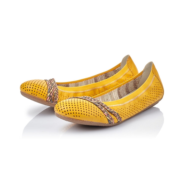 Rieker ballerine 41469 jaune6316703_6