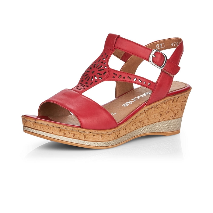 Remonte nu pieds d4753 rouge