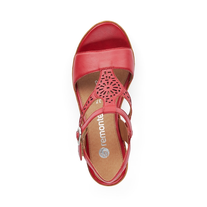 Remonte nu pieds d4753 rouge6324101_4