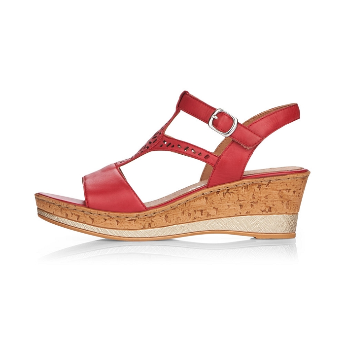 Remonte nu pieds d4753 rouge6324101_5