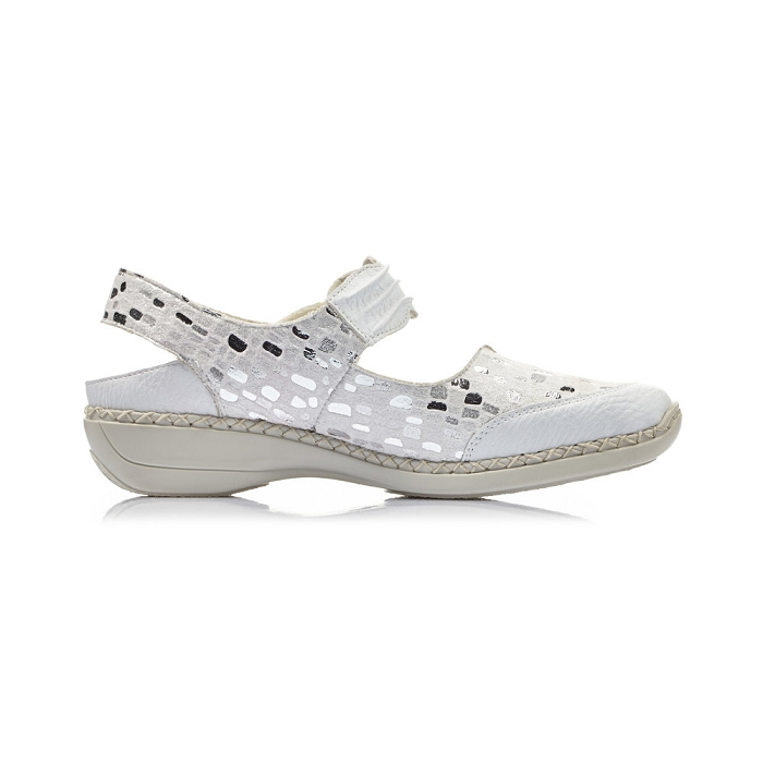 Rieker ballerine 41379 blanc6326601_2