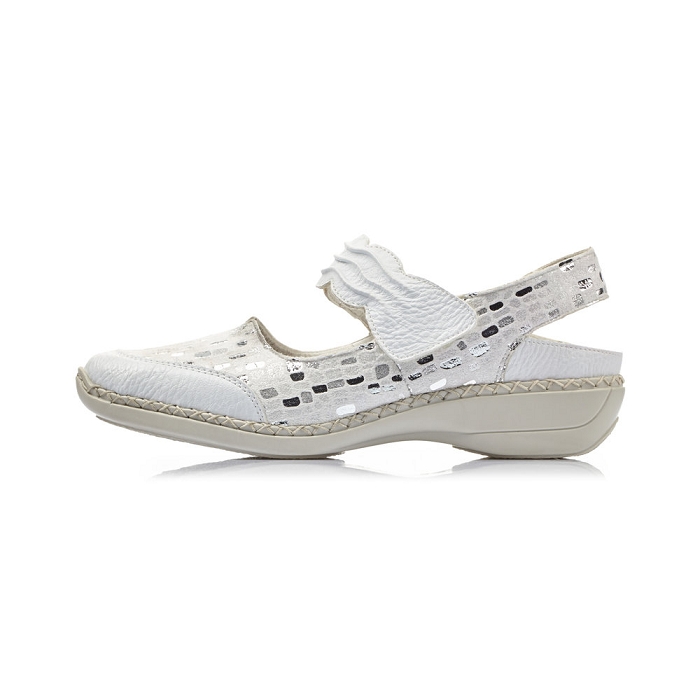 Rieker ballerine 41379 blanc6326601_5