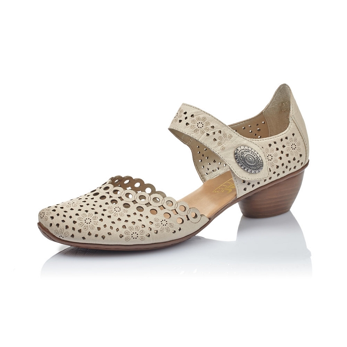 Rieker escarpins 43753 beige