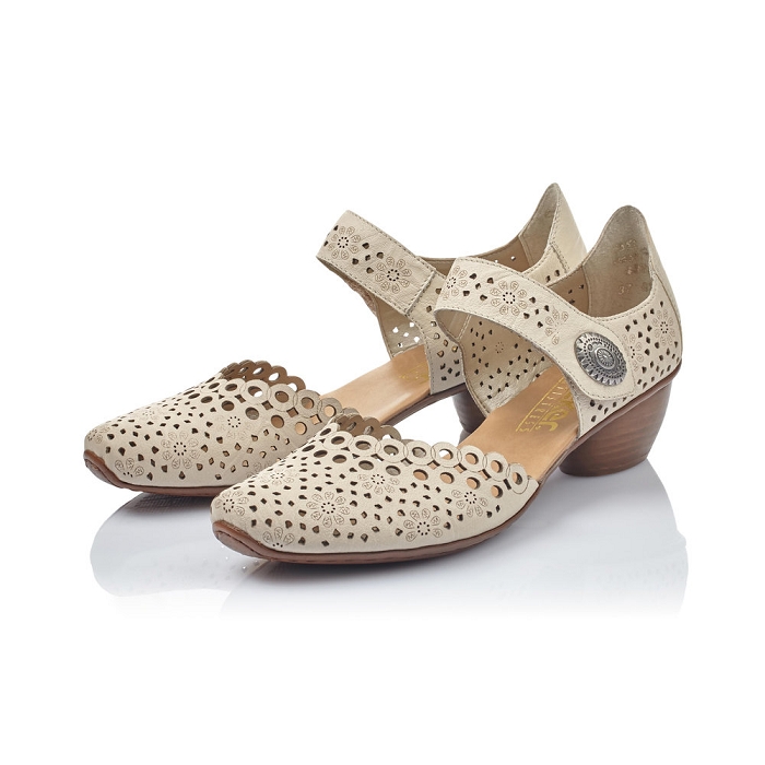 Rieker escarpins 43753 beige6327502_6