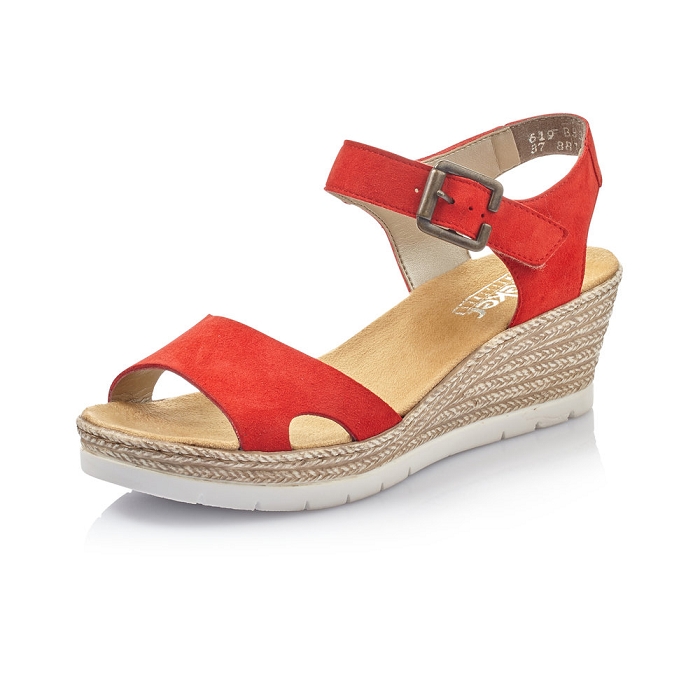 Rieker nu pieds 619b3 rouge