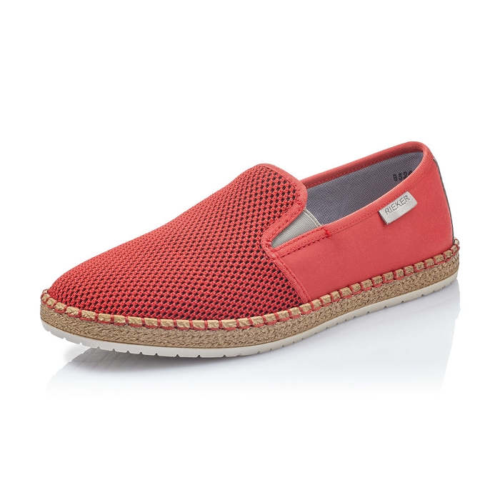 Rieker mocassin b5264 rouge