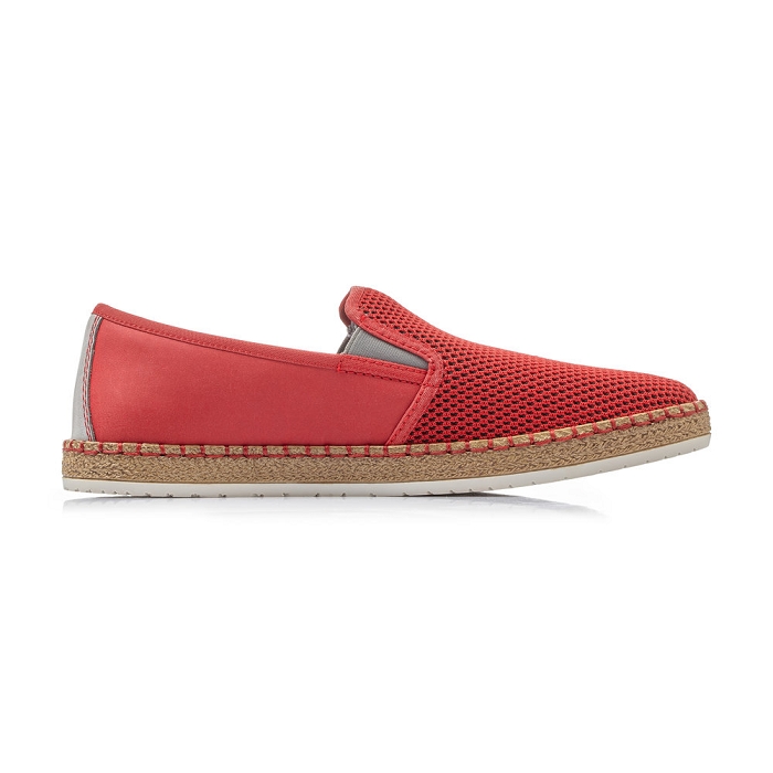 Rieker mocassin b5264 rouge6338501_2