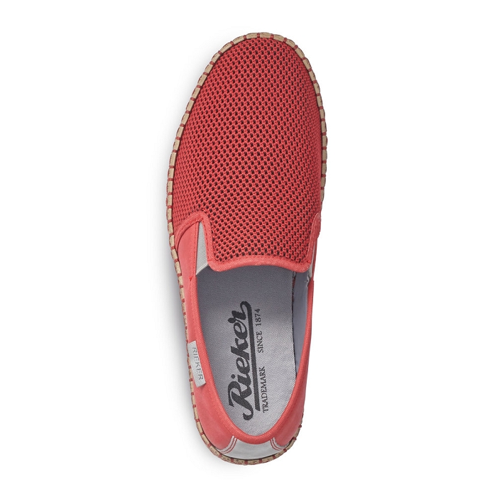 Rieker mocassin b5264 rouge6338501_4