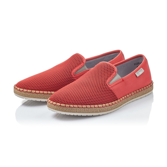 Rieker mocassin b5264 rouge6338501_6