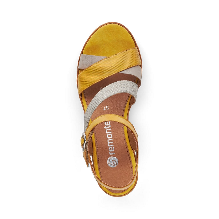 Remonte nu pieds d4755 jaune6342902_5