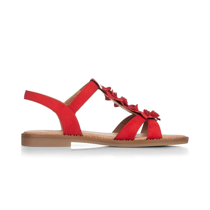 Remonte nu pieds d3658 rouge6421001_2