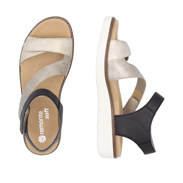 Remonte nu pieds d2050 metallique6598611_6