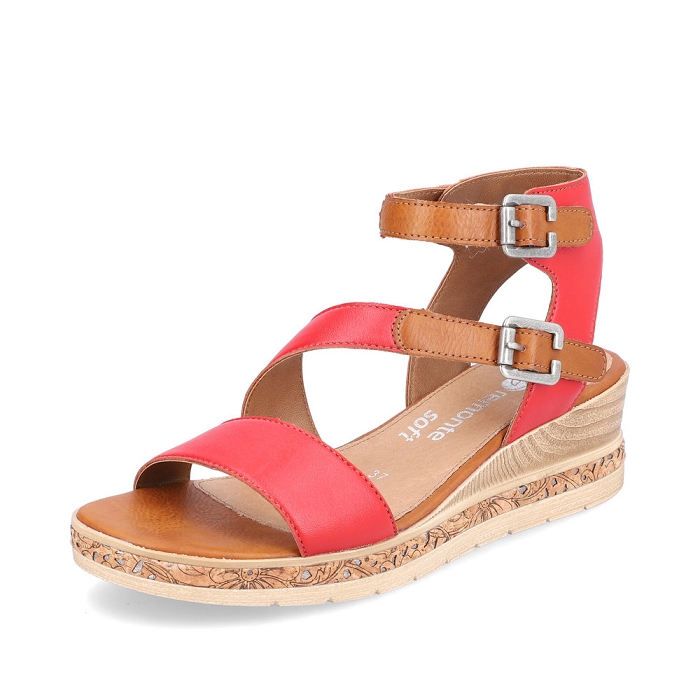 Remonte nu pieds d3052 rouge