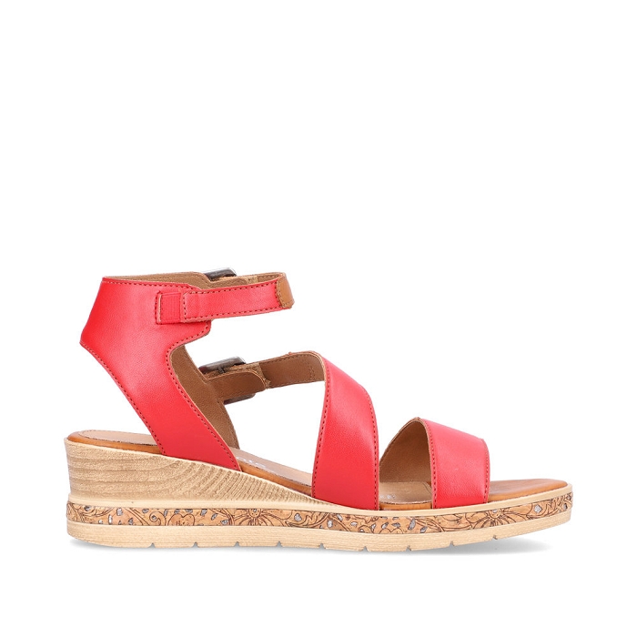 Remonte nu pieds d3052 rouge6599004_2