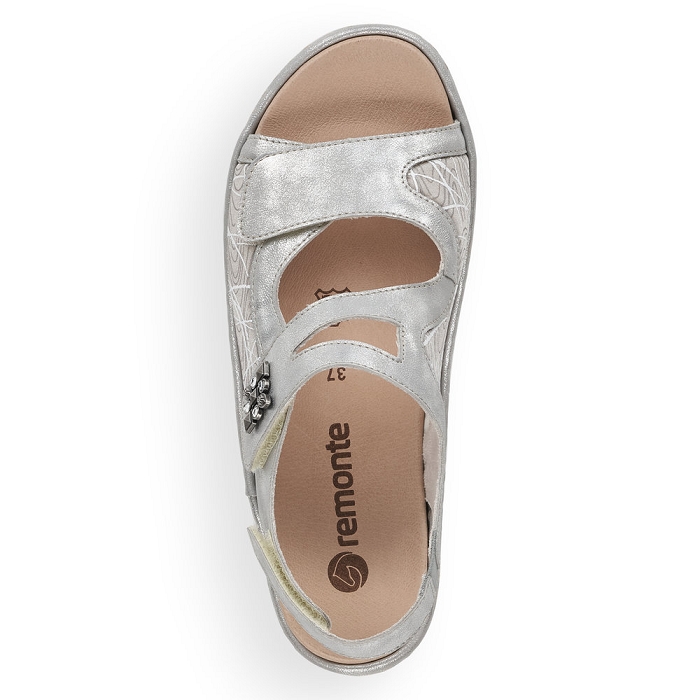 Remonte nu pieds d7647 gris6599702_4