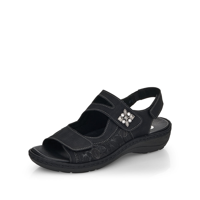 Remonte nu pieds d7647 noir