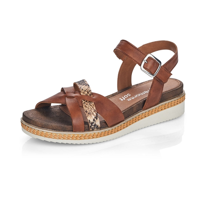 Remonte nu pieds r4551 brun