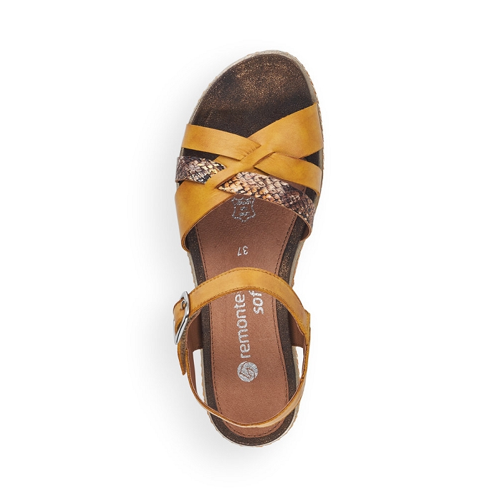 Remonte nu pieds r4551 jaune6600902_4