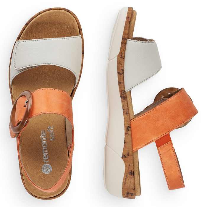 Remonte nu pieds r6853 orange6601801_6