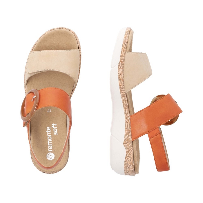 Remonte nu pieds r6853 orange6601813_6