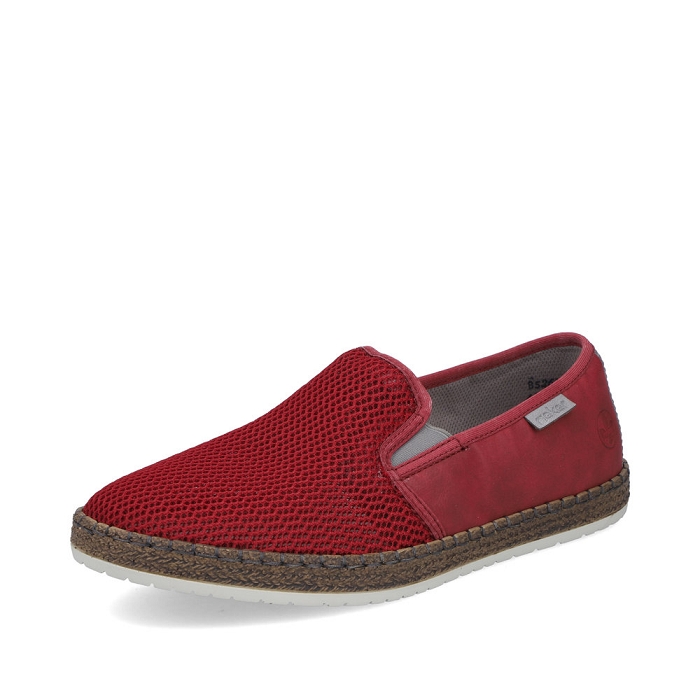 Rieker mocassin b5265 rouge