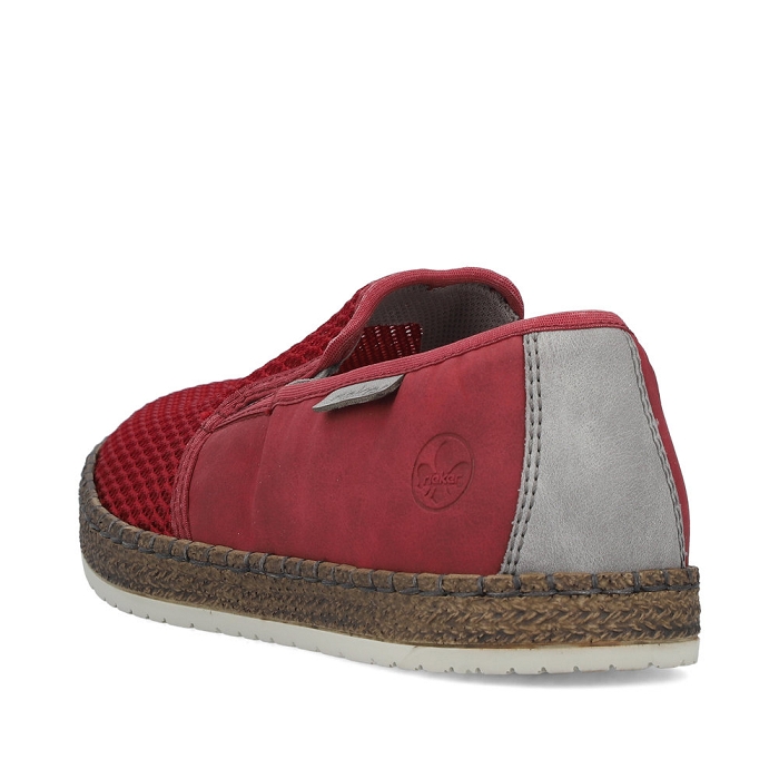 Rieker mocassin b5265 rouge6602907_3