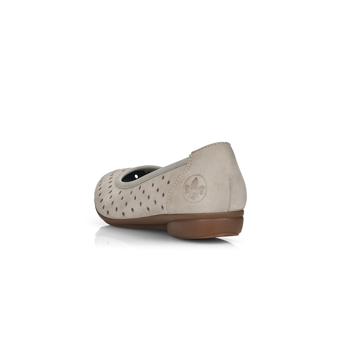 Rieker ballerine l8355 beige6604302_3