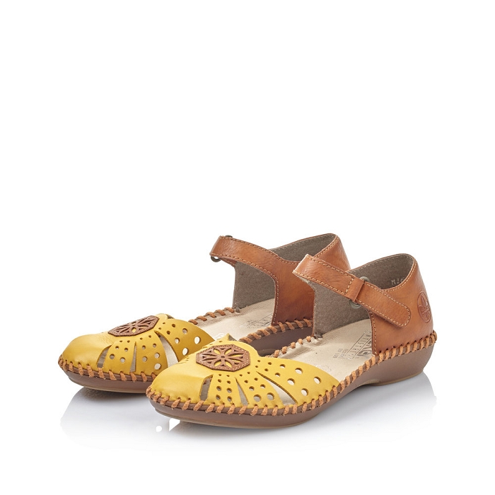 Rieker ballerine m1666 jaune6604801_6