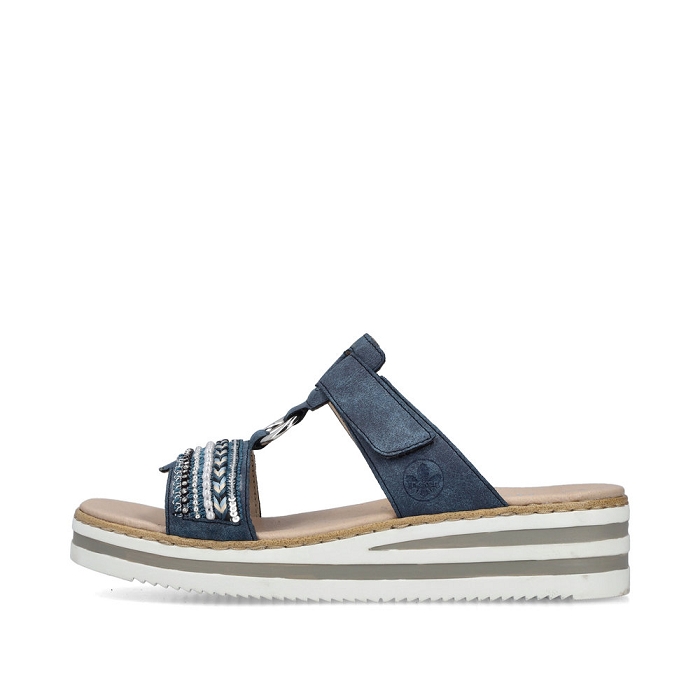 Rieker mule v02m6 bleu6607002_5