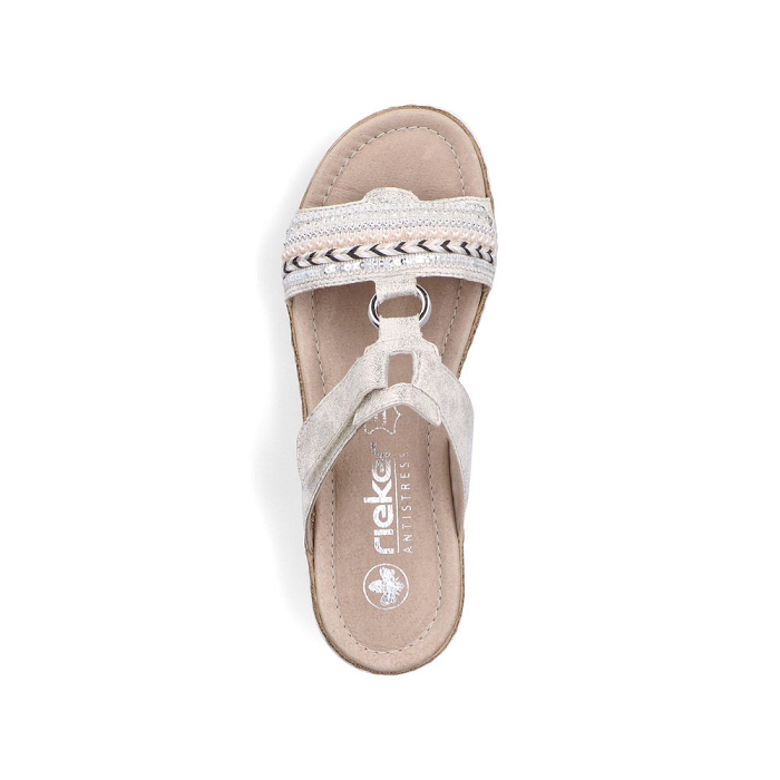 Rieker mule v02m6 beige6607003_4