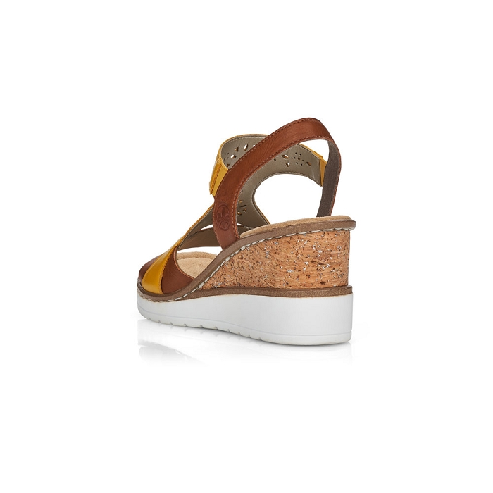 Rieker nu pieds v3585 jaune6607901_3