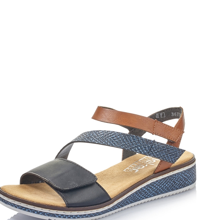 Rieker nu pieds v3670 bleu