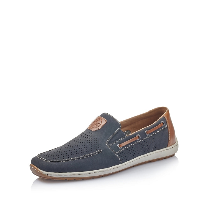 Rieker mocassin 08866 bleu