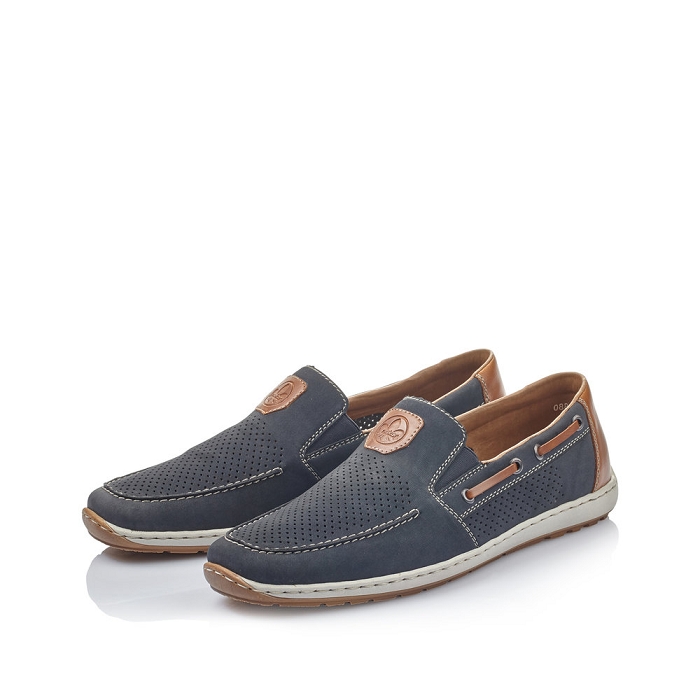 Rieker mocassin 8866 bleu6610601_6