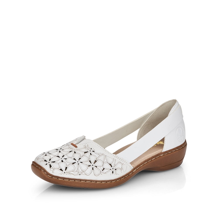 Rieker ballerine 41356 blanc