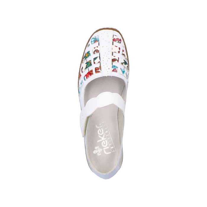 Rieker ballerine 41369 blanc6612903_4