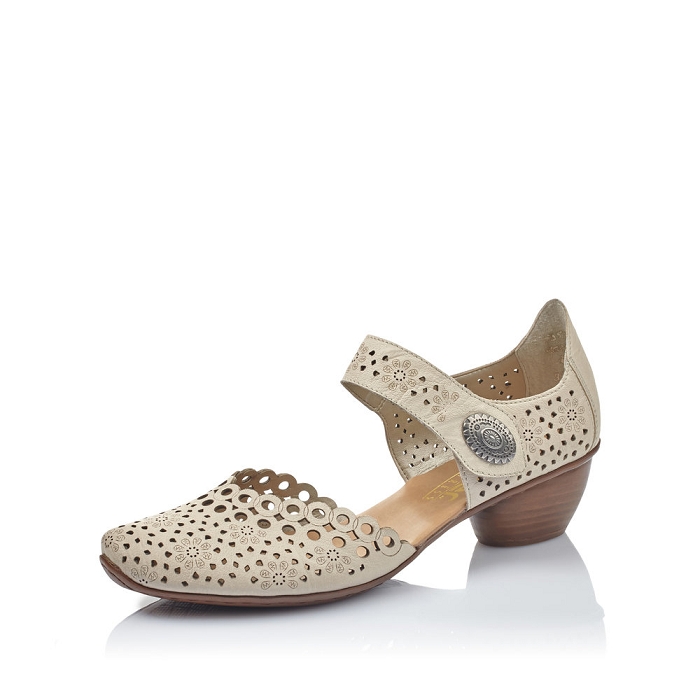 Rieker escarpins 43753 beige