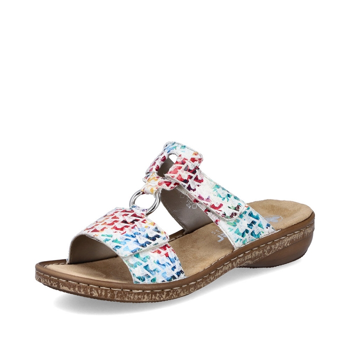 Rieker mule 628p9 multicolore