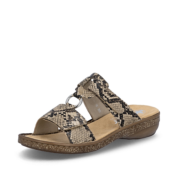 Rieker mule 628p9 beige